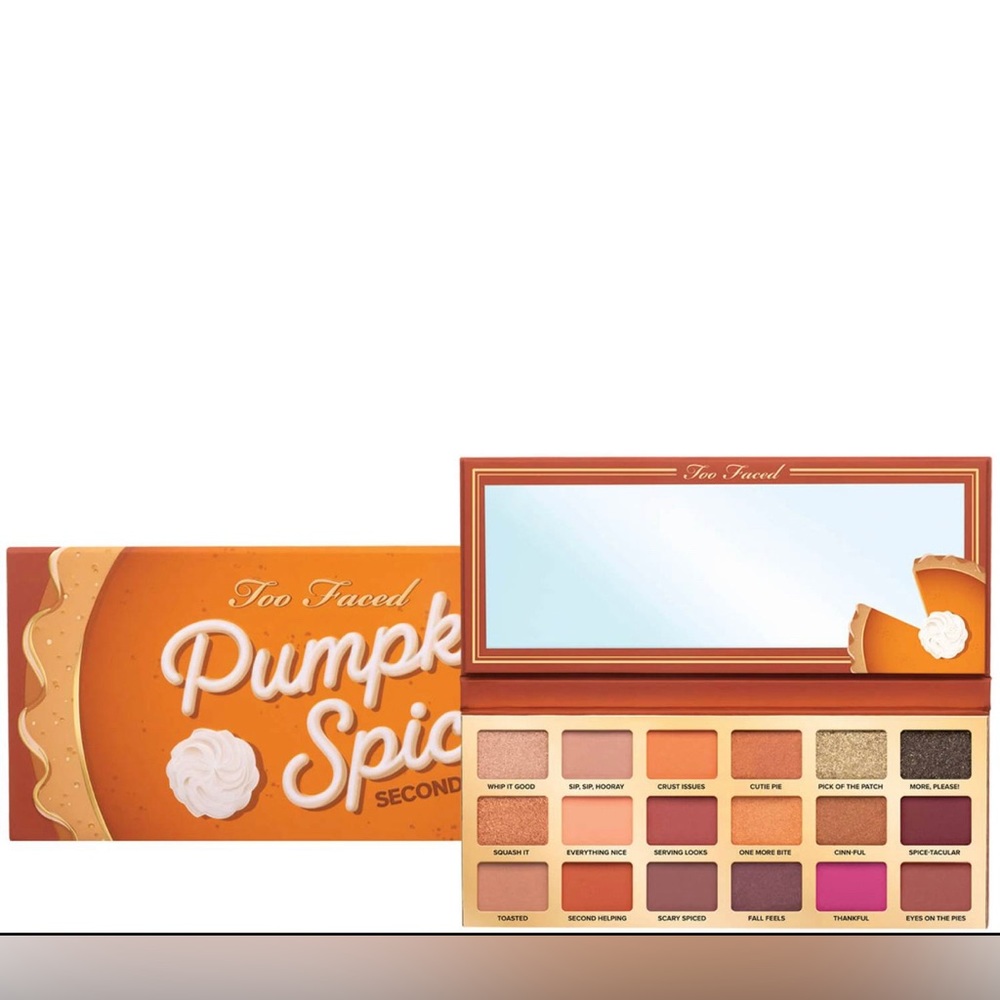 Too Faced PALETTE Pumpkin Spice Second Slice NIB Limited Edition shadows